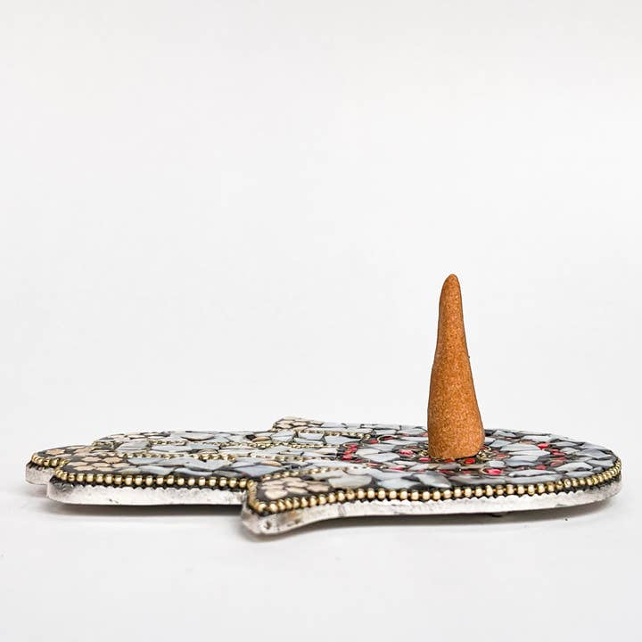 Artschatz LLC – wholesale Rökelsehållare – Hamsa Hand - Pärla - Rökelsehållare2