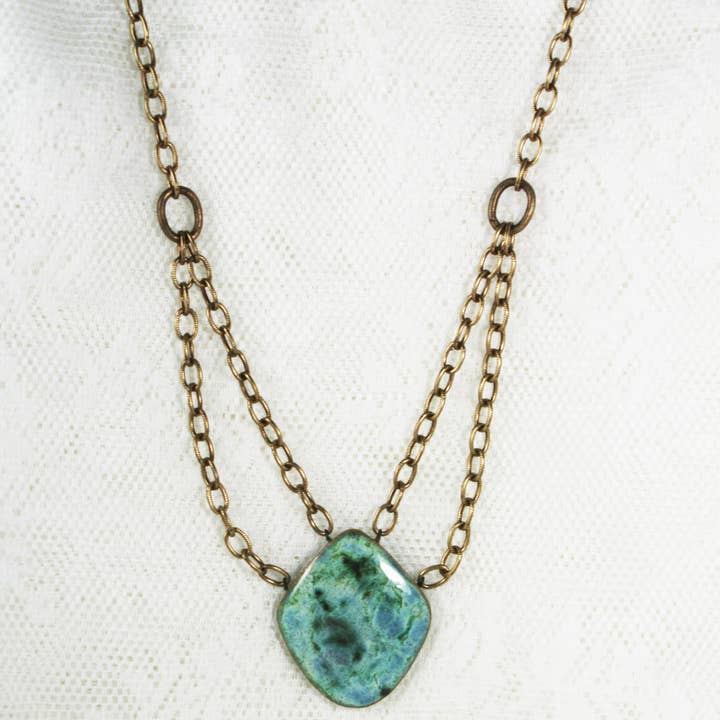 Gem Drape Necklace for wholesale by Dandy Jewelry