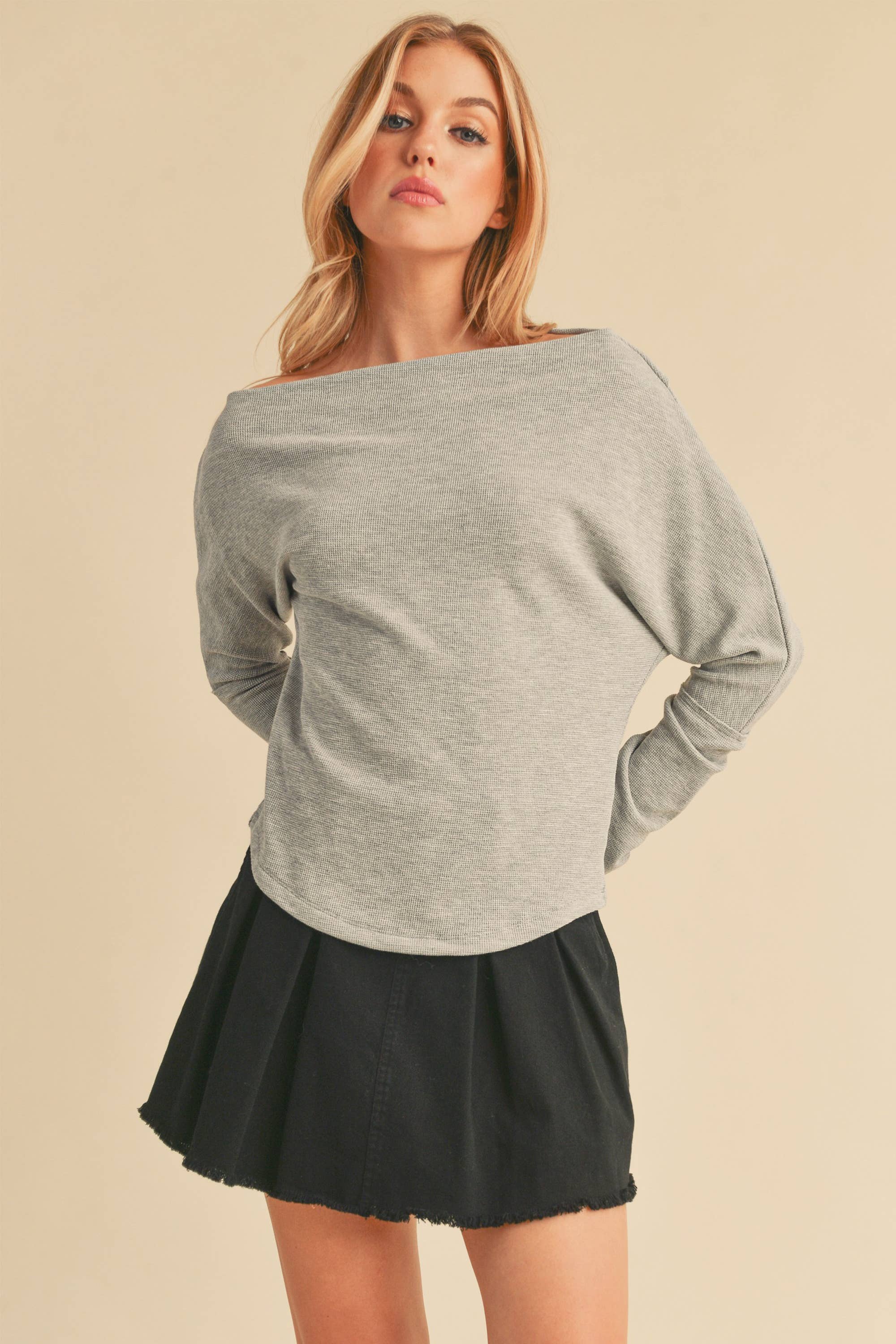 AEMI + CO – wholesale Stickad topp - Dam – 8114BN Lula Termisk topp 132