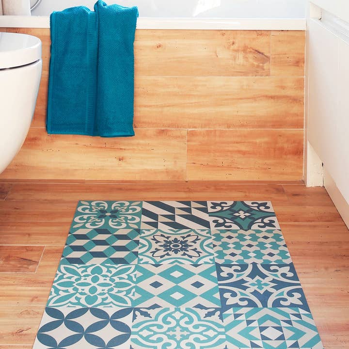 Mamut Big Design - Wholesale Bath Mat - Rug - Ecléctic Turquoise