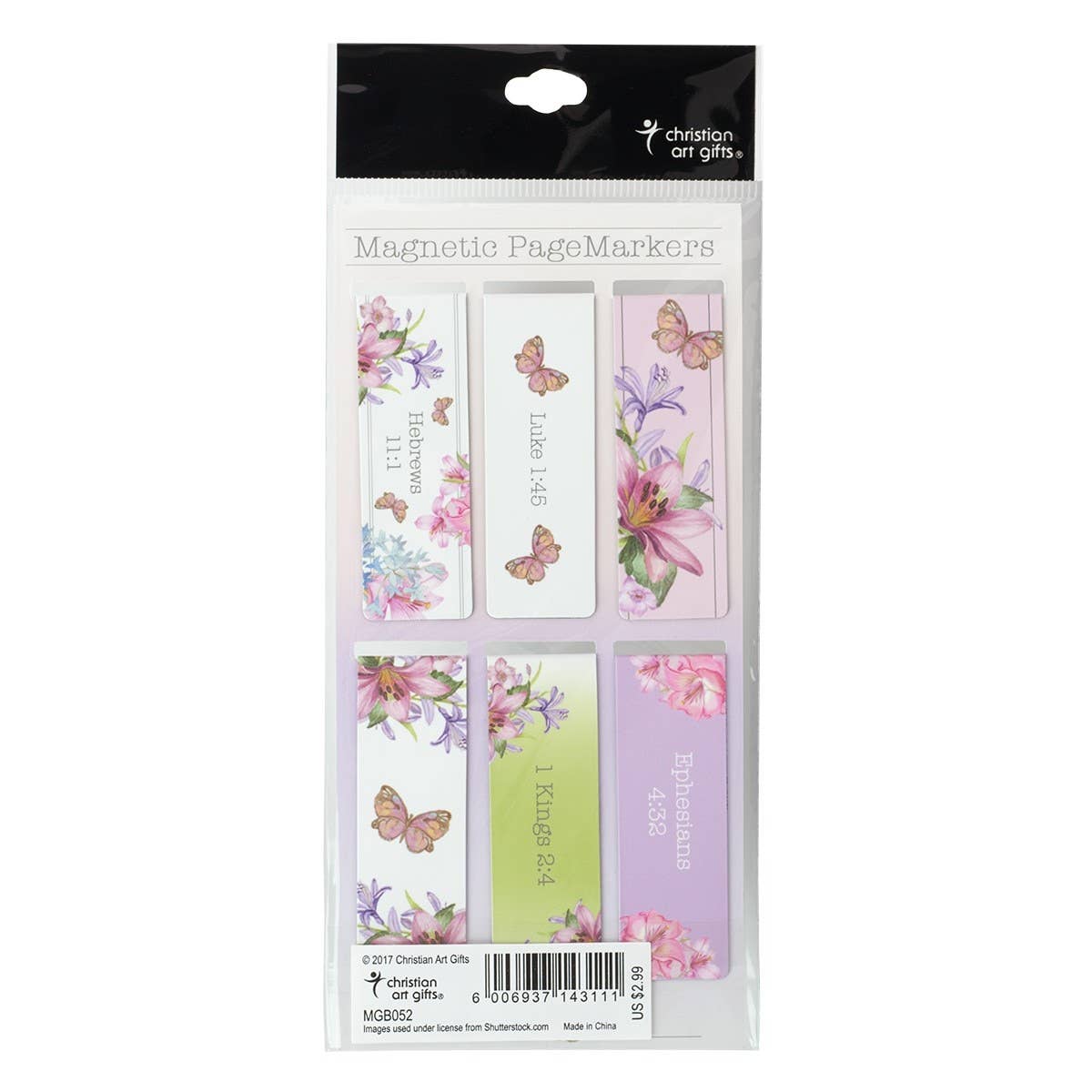 Christian Art Gifts - Wholesale Bookmark - Magnetic Bookmark Set Blessings from Above1