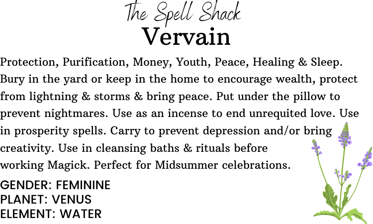 Witchuals - Rituals & Spellwork Apothecary - Wholesale Meditation Supplies - Vervain3