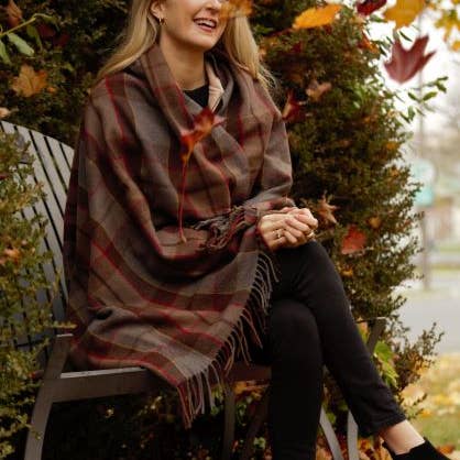 Patrick King Woollen Company – Großhandel Überwurfdecke – Outlander Fraser Decke aus Merinowolle1