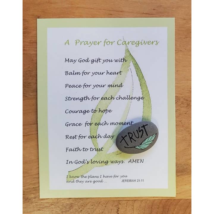 Credo Designs LTD – postal de desejos de melhoras por atacado – Cartão de oração do cuidador de incentivo ao câncer