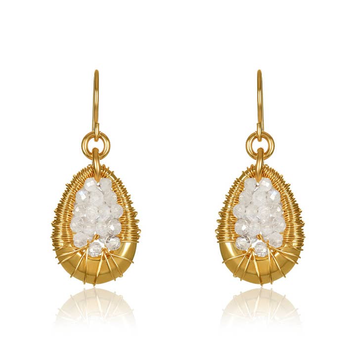 Mabel Chong - Wholesale Dangle Earrings - Mini Nopa Earrings - gold6