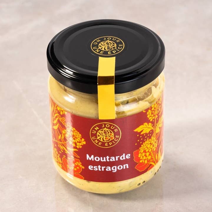 Un Jour Une Epice - Wholesale Mustard - Tarragon mustard 100gX60