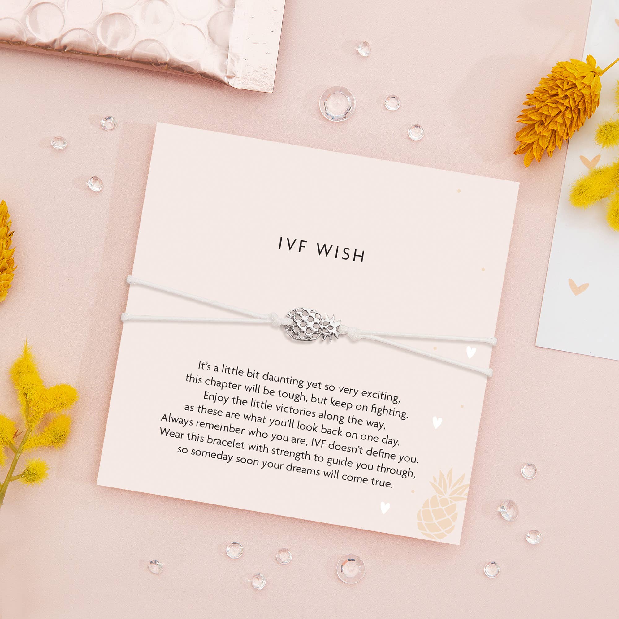 Letterbox Love Bracelets - Wholesale Charm/Dangle Bracelet - IVF Journey Gift | Strength & Support Bracelet1