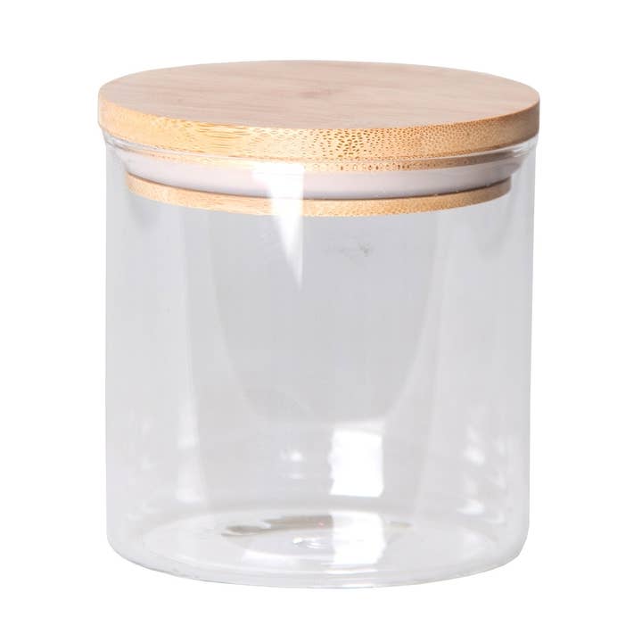 Glazen pot 550 ml, in transparante kleur, van 10x10x11 cm. voor wholesale door B&B