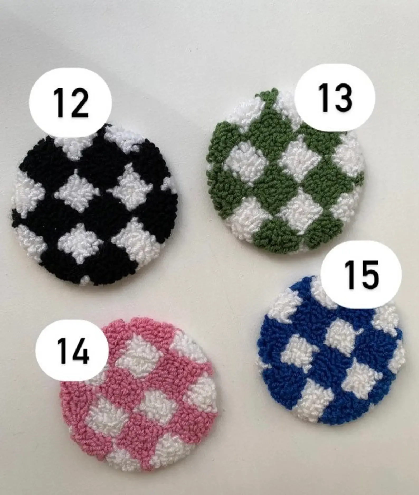 MUUDLAND - Wholesale Car Coaster - Women's - Personalized Car Coaster, Set Of 2 Car Coasters, Punch3