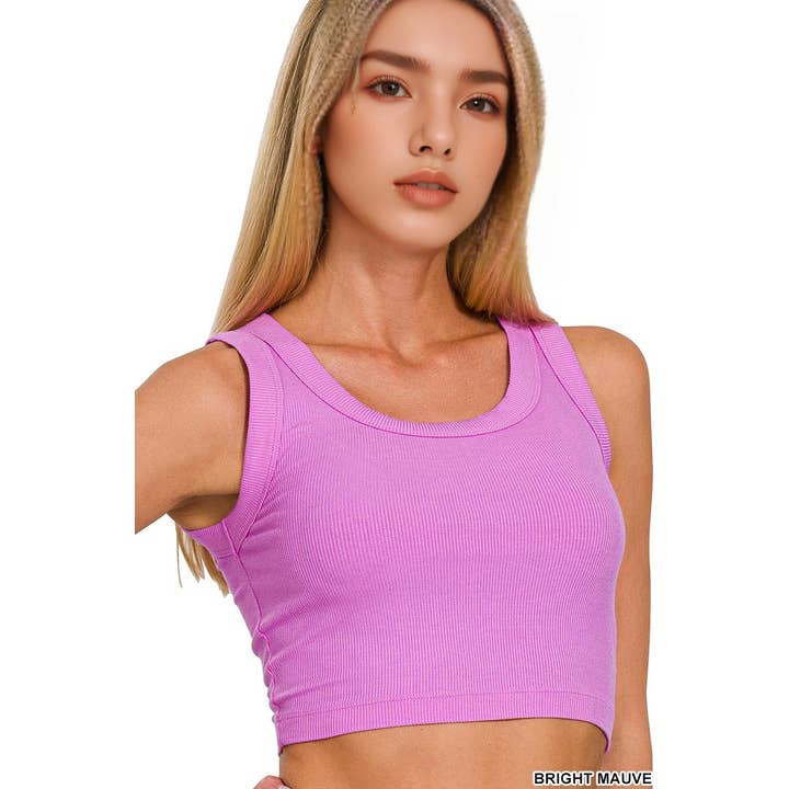 `.RIBBED SCOOP NECK CROPPED TANK TOP and other Purchase Wholesale kork. Free Returns & Net 60 Terms on Faire trending on Faire.