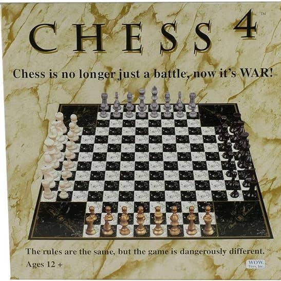 Hansen Game Gift & Toy Company - Wholesale Board Game - John N. Hansen: Chess 4, Black