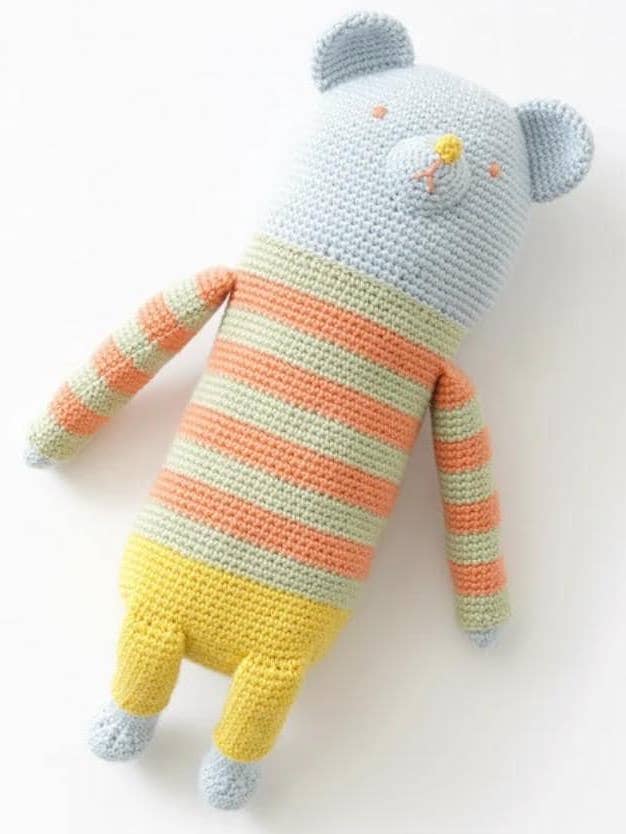 Kit de Croché Amigurumi Japonês: Urso de Pelúcia com Riscas DIY por atacado de 「FUNJI」In Japan