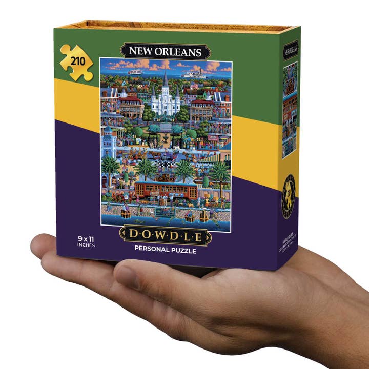 New Orleans - Personal Puzzle - 210 Piece for wholesale by Boardwalk Puzzle Company