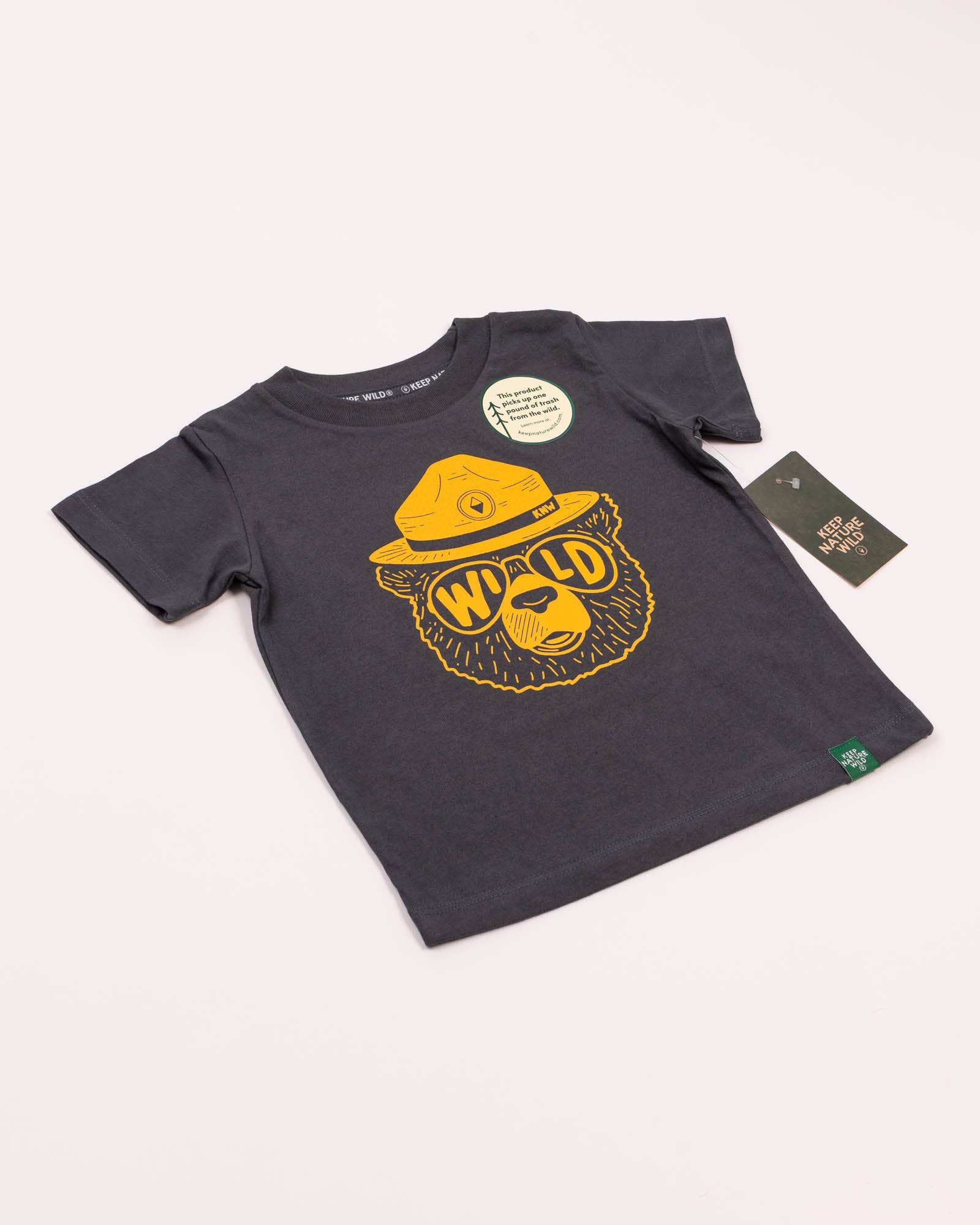 Keep Nature Wild - Wholesale Screen Printed T-Shirt - Kids - Wildbear Toddler Tee | Coal5
