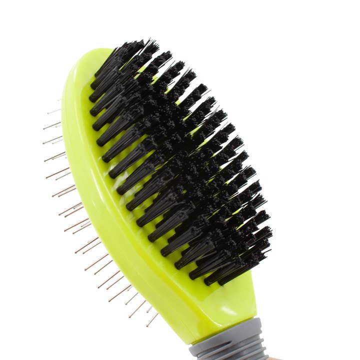 Precious Tails - Wholesale Pet Brush - Cat/Dog - Precious Tails Double-Sided Pet Grooming Brush