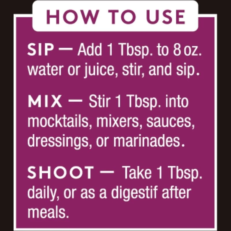 Herbal Revolution Farm + Apothecary - Wholesale Wellness Juice/Tonic - Energy Tonic: Raw ACV w/Mother, Beets, Daily Energy Support 6