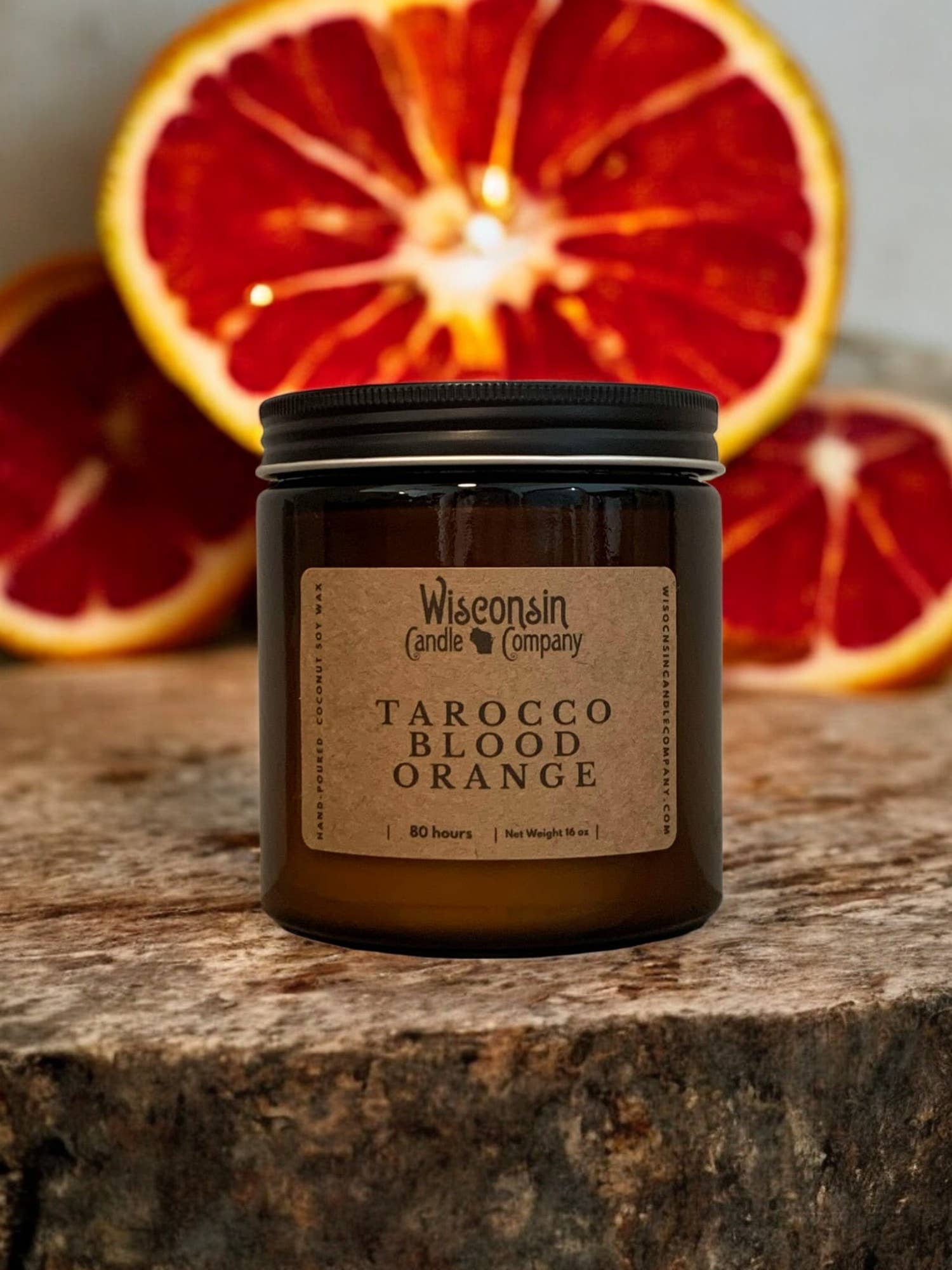 Wisconsin Candle Company - Wholesale Jar/Filled Candle - Tarocco Blood Orange0