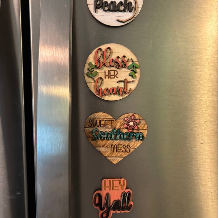 Wood’N Sass - Wholesale Magnet - Southern Western Refrigerator Magnets Quotes4