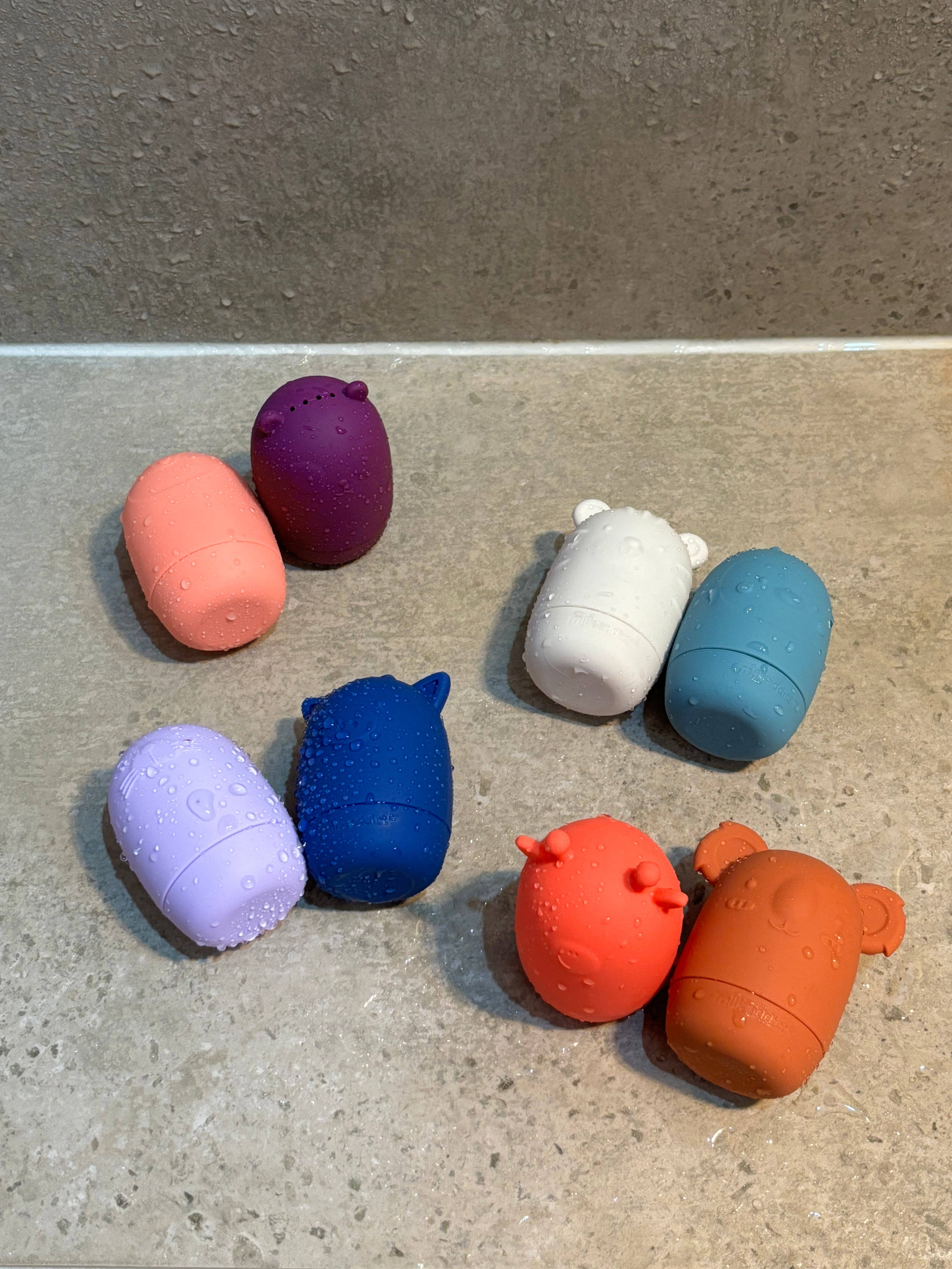 Milk Addict - Wholesale Bath toy – Baby - Milk Addict Silicone Bath Toy Set4