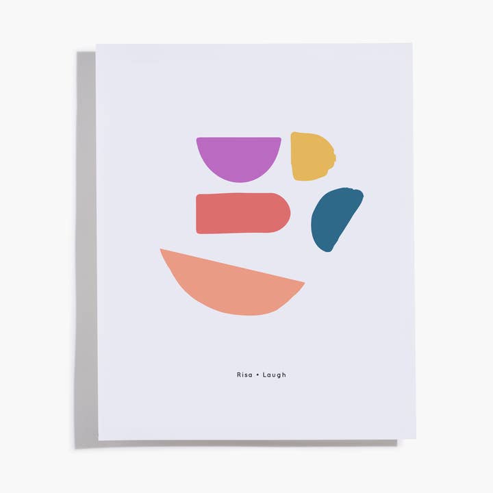 Good Intentions: Laugh. Giclee Art Print. Edition 1 for wholesale by Ser ParaĆso