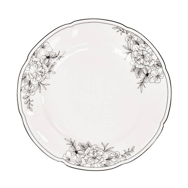 HV Les Fleurs Plate - 19,5x19,5x1,2cm for wholesale by Housevitamin bv