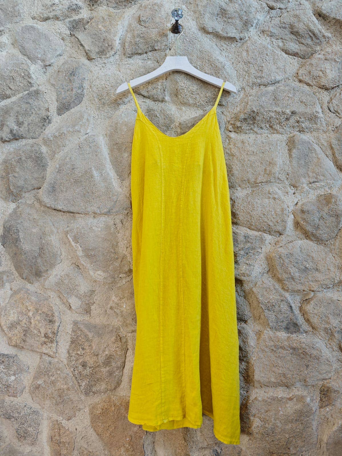 Linen & More - Vendita all'ingrosso Vestito - Donna - Vestito con spalline sottili in lino 100%4