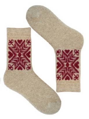 Natural Estonian Seto Angora Wool Women’s Socks for wholesale by Talla Imports