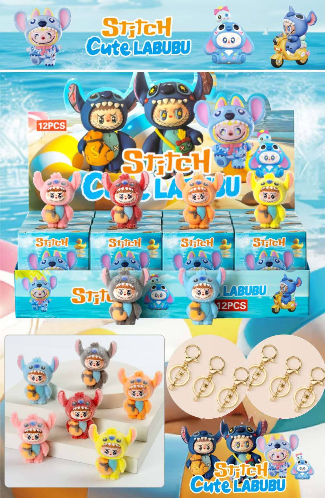 Auraquise - Vente Figurine – enfant - Jouet de collection en vinyle floqué de Noël Boîte surprise9