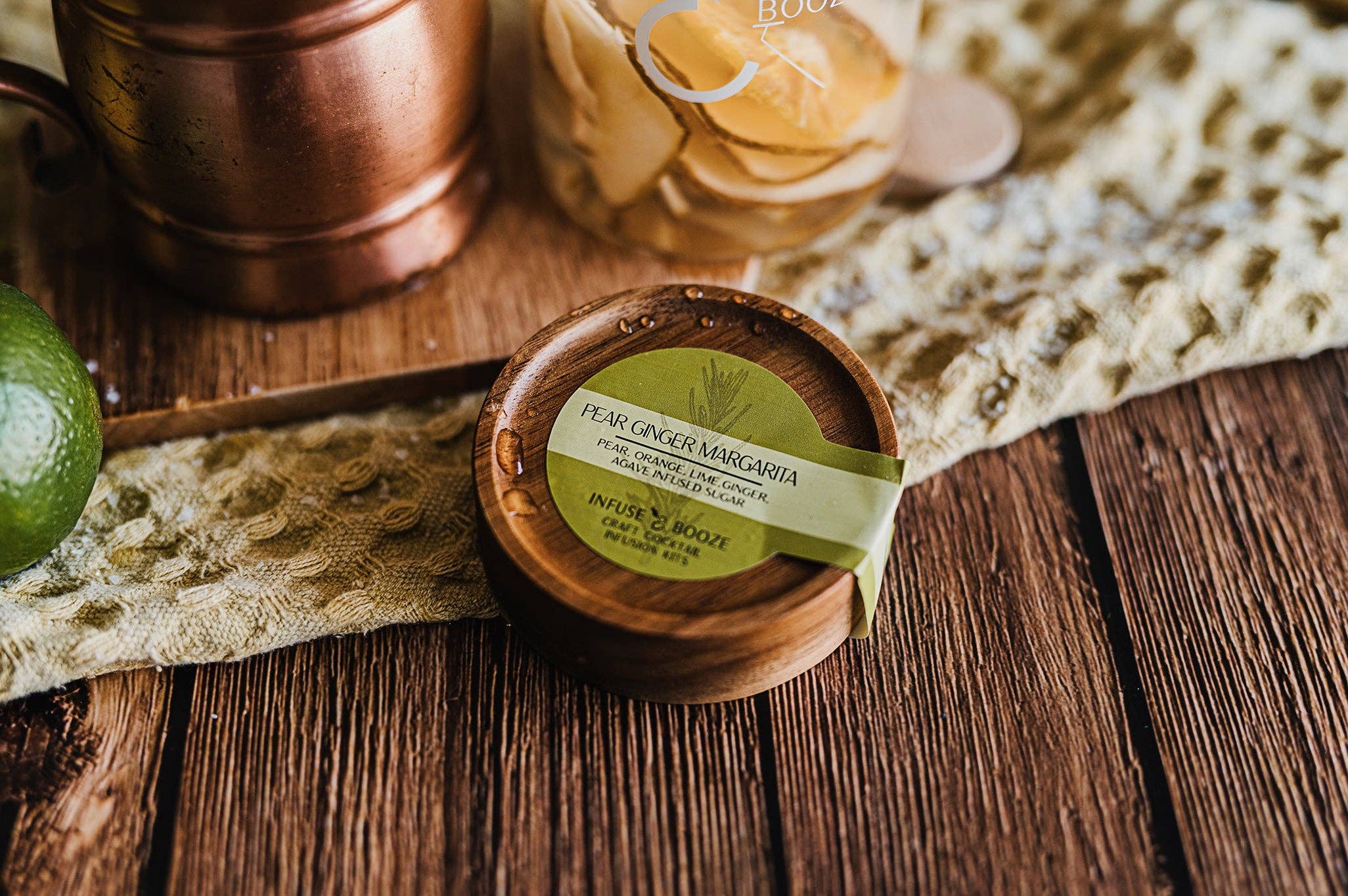 Infuse & Booze - Wholesale Cocktail Mix/Syrup - Pear Ginger Margarita4