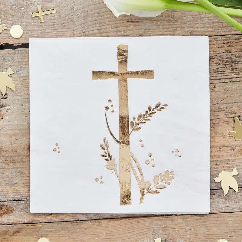 Hootyballoo by Club Green - Vendita all'ingrosso Tovagliolo monouso - Tovaglioli di carta per comunione, confezione da 161