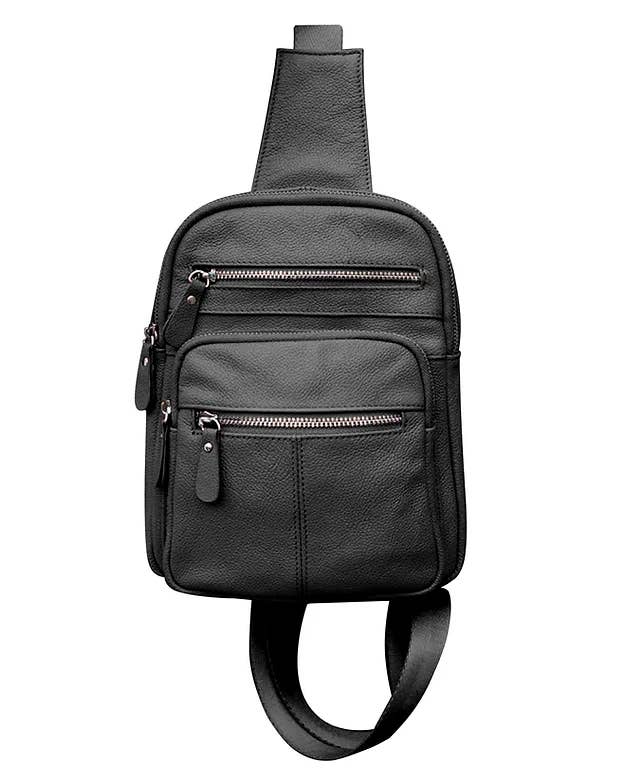 Roma Leathers, Inc. - Wholesale Backpack - Women's - W004 cowhide leather sling bag backpack
