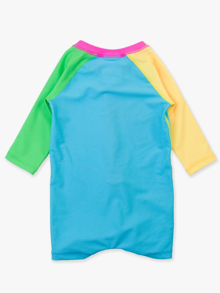 Pink Baby Boys Neon Color Block Long Sleeve One Piece Rash Guard Swimsuit
for wholesale on Faire1
