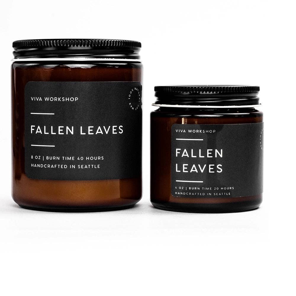 Viva Workshop - Wholesale Jar/Filled Candle - Fallen Leaves – Autumn Scented Soy Candle1