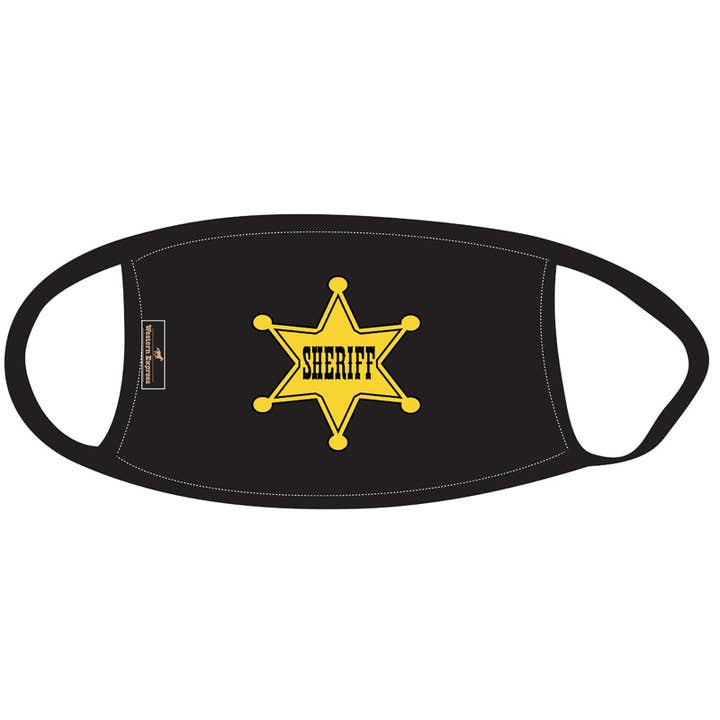 Western Express - Wholesale Non-Medical Disposable Mask - Sheriff Badge Mask