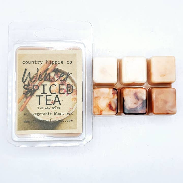 Winter Spiced Tea Wax Melts - 3 oz. for wholesale by Country Hippie Co.
