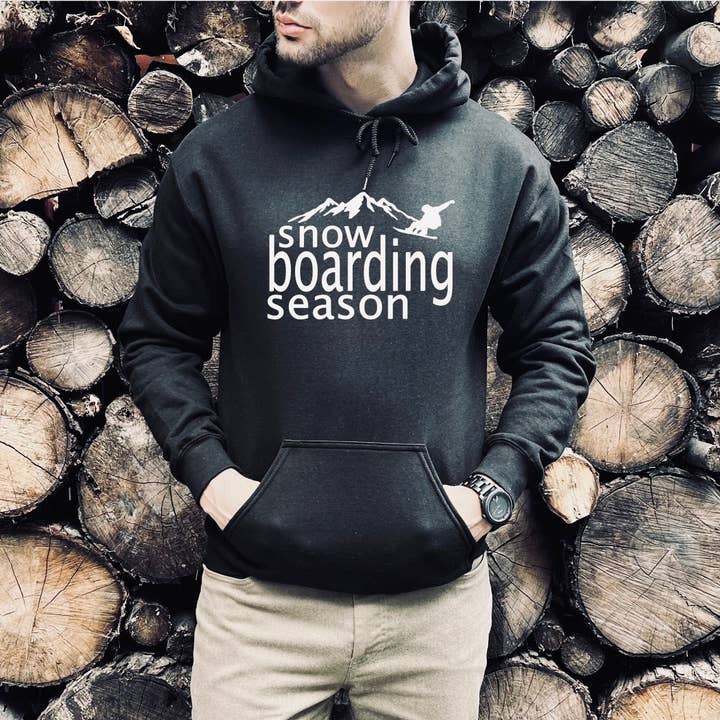 Snow Boarding Season Hoodie for wholesale by Rustic Girls