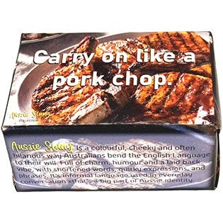 La Volve - Wholesale Bar Soap - AUSSIE SLANG B - CARRY ON LIKE A PORK CHOP1