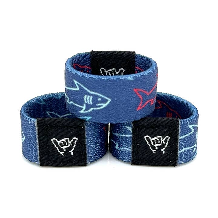 Looming Sharks Ring Band for wholesale by Hang Loose Bands