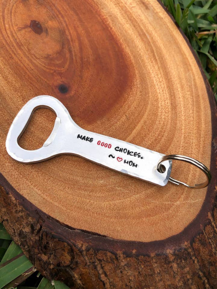 “Make Good Choices” Bottle Opener for wholesale by The Imprint Duo