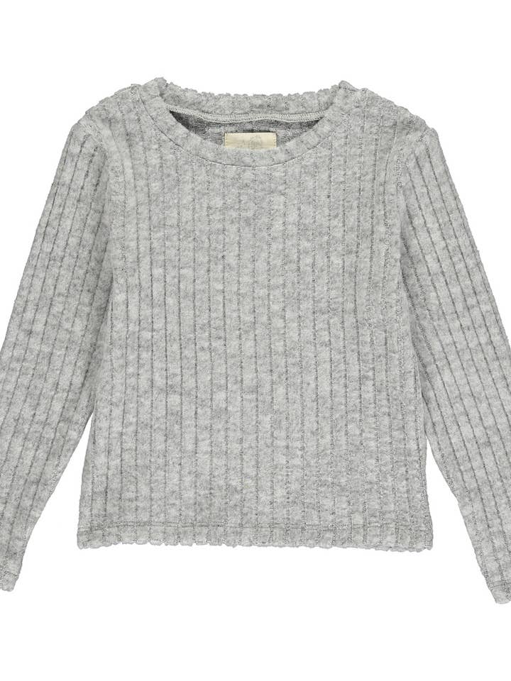 Vignette - Wholesale T-Shirt - Kids - Nikki ribbed t-shirt in heathered grey