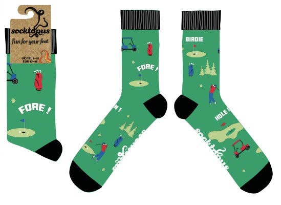 GREEN Golf Socks - Tee Caddy for wholesale on Faire3
