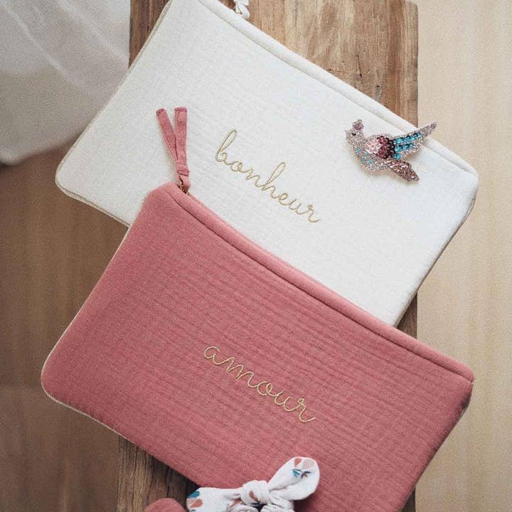 Women's clutch Love MARSALA for wholesale by Cocoeko