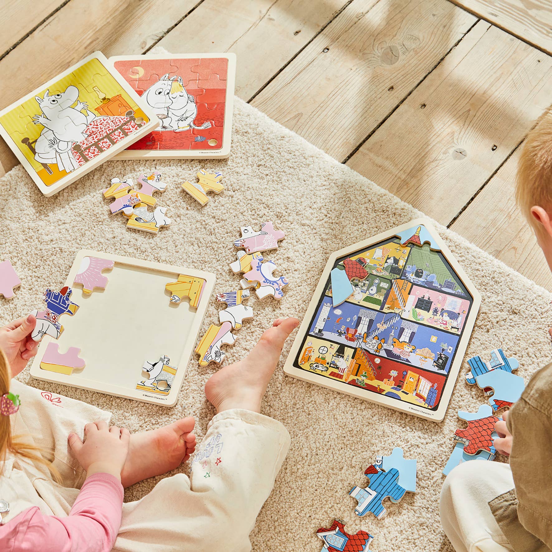 Barbo Toys – Engroshandel Puslespil - Børn – Mumi - Formede Træpuslespil - Hus6