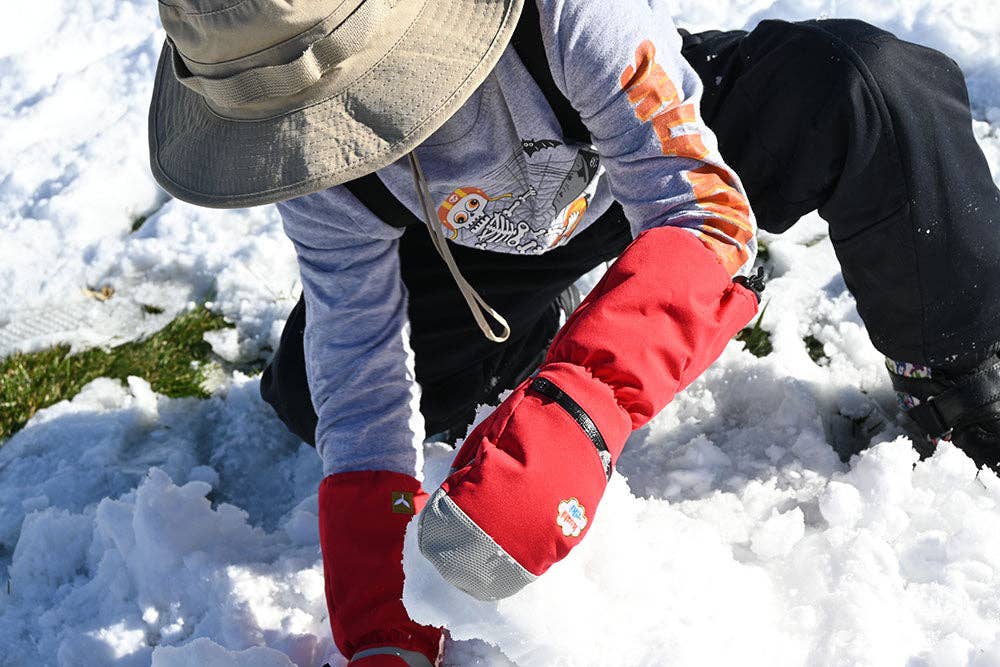 Kushi-riki - Vendita all'ingrosso Muffole - Bambini - Igloo Maker Mittens-Guanto invernale impermeabile per bambini7