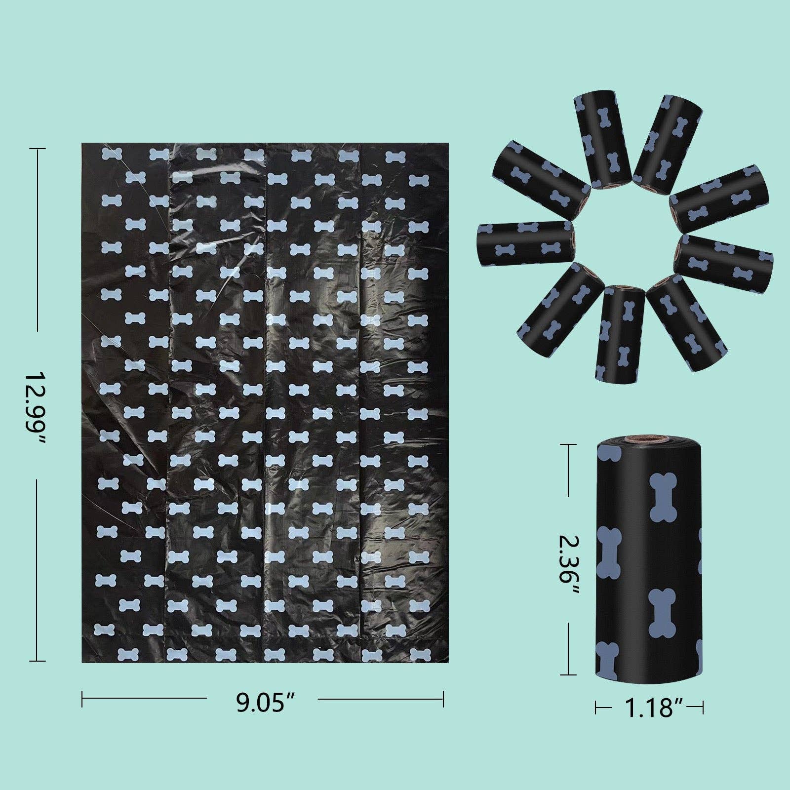 Re:gn – wholesale Pet poo bag – Eco-Friendly Lavender-Scented Dog Waste Bags - 270 Bags3