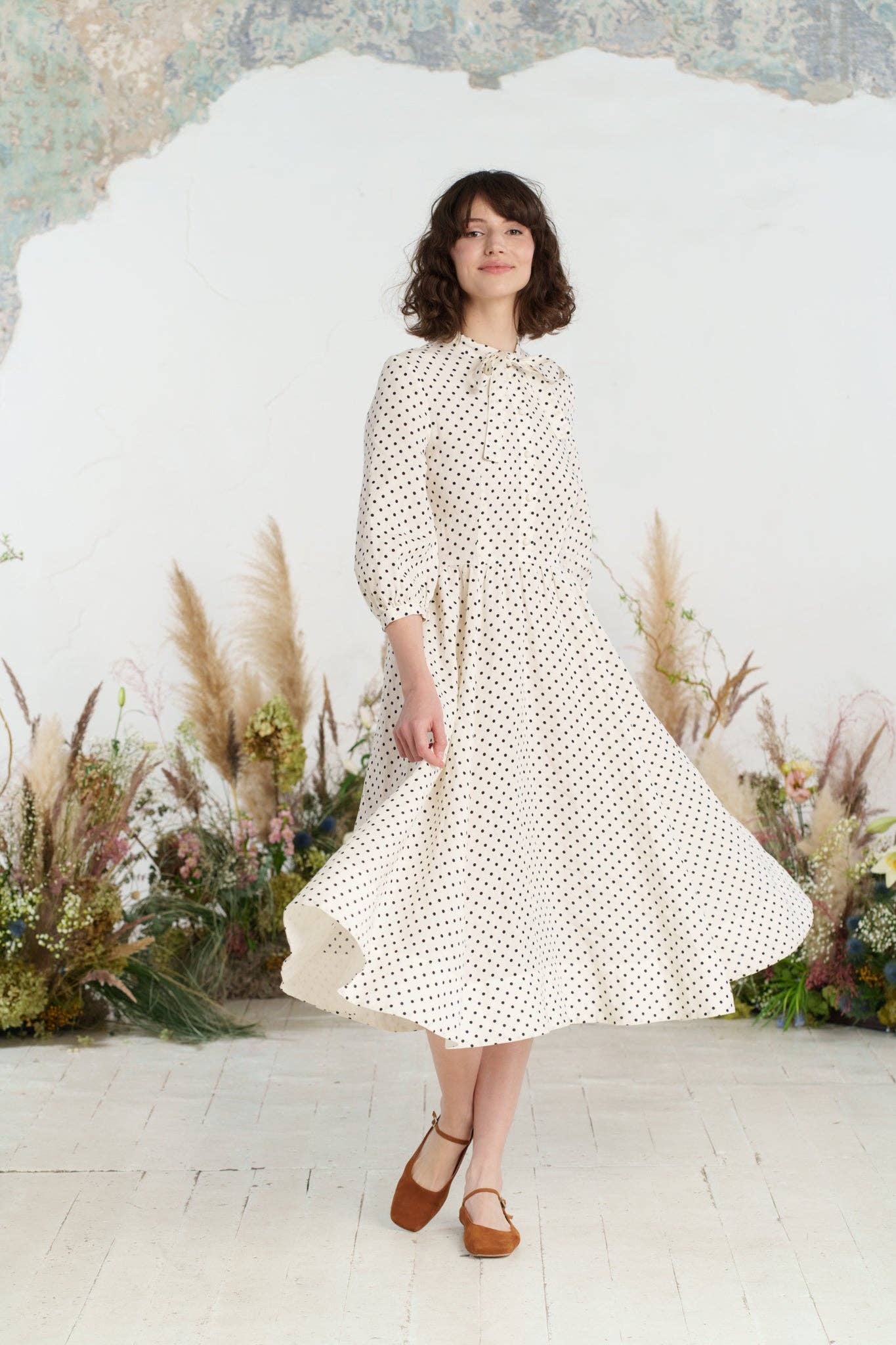 Son de Flor - Wholesale Dress - Women's - Jasmine Dress, 3/4 Sleeve23