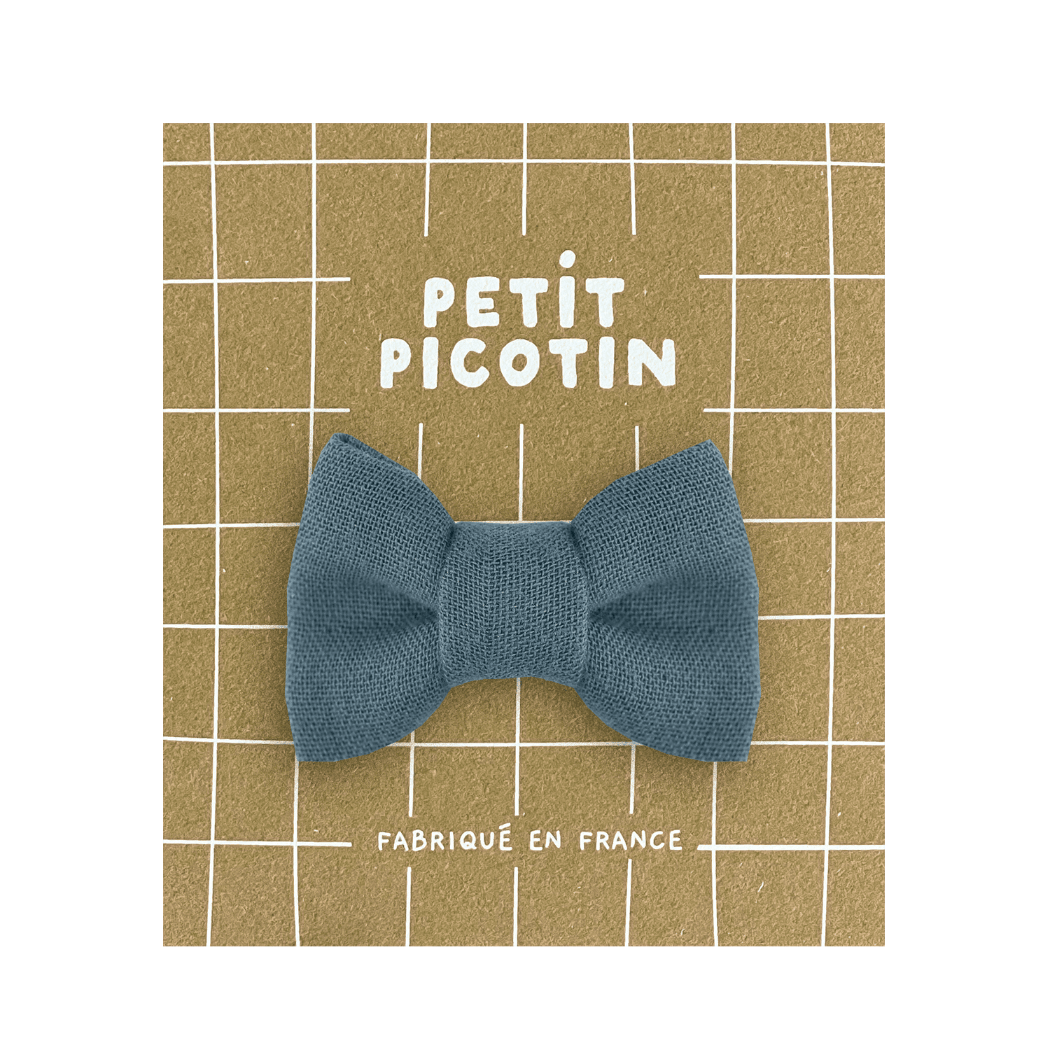 Petit Picotin – Großhandel Haarclip – Kinder – Pernette – Bio-Baumwoll-Haarspange mit Klickverschluss oder Krokodilklammer0