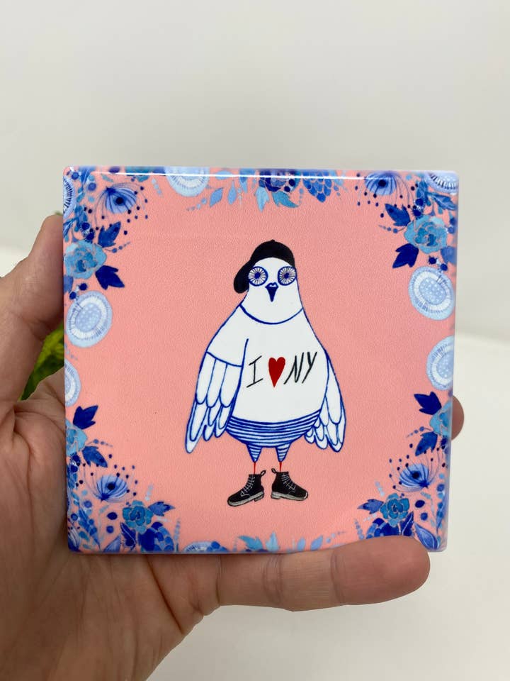 NYC Pigeon Coaster for wholesale by Juni BK