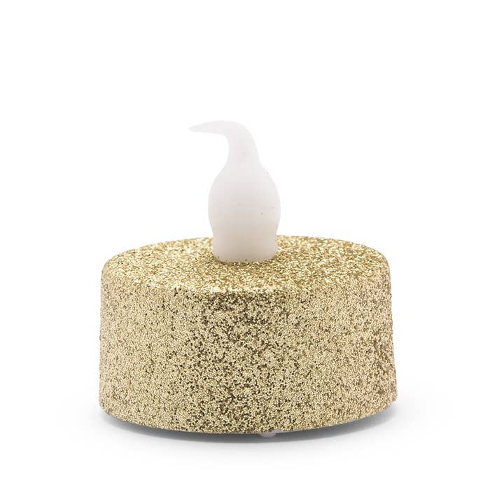 Weddingstar Inc. - Wholesale Flameless Candle - Artificial Flameless LED Tealight Candle Set Of 4 - Gold