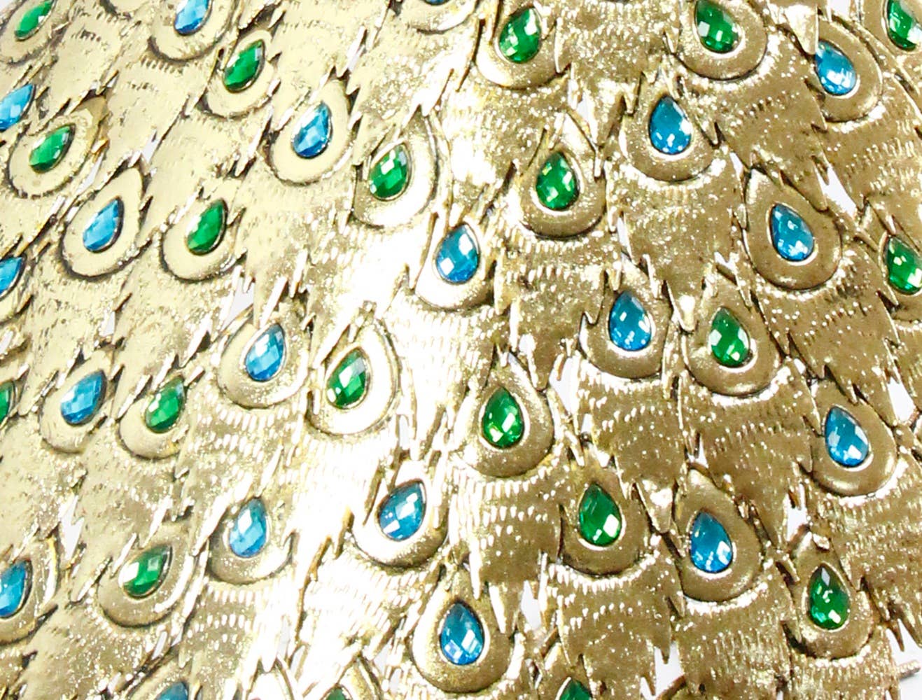 Continental Art Center - Wholesale Outdoor Ornament/Decor - Colorful Metal Golden Peacock Statue4